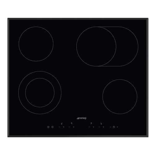 Встраиваемая варочная панель электрическая Smeg SE364EMTB Black в Юлмарт