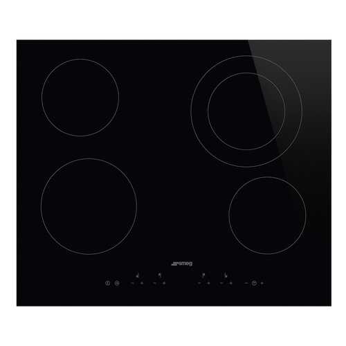 Встраиваемая варочная панель электрическая Smeg SE364ETD Black в Юлмарт