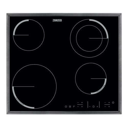 Встраиваемая варочная панель электрическая Zanussi ZEN6641XBA Black в Юлмарт
