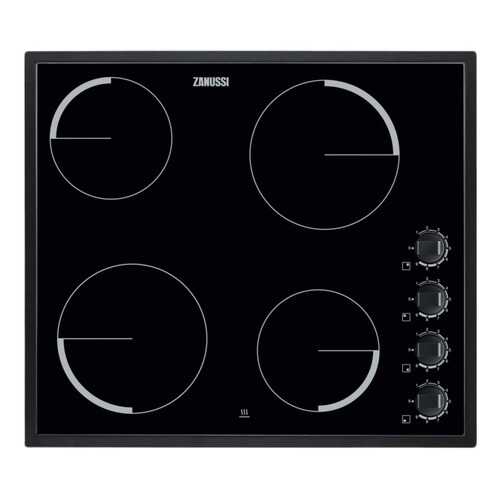 Встраиваемая варочная панель электрическая Zanussi ZEV56140NB Black в Юлмарт