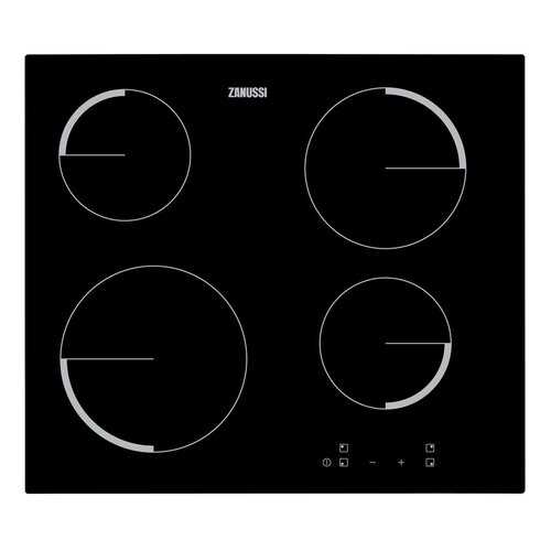 Встраиваемая варочная панель электрическая Zanussi ZEV56240FA Black в Юлмарт