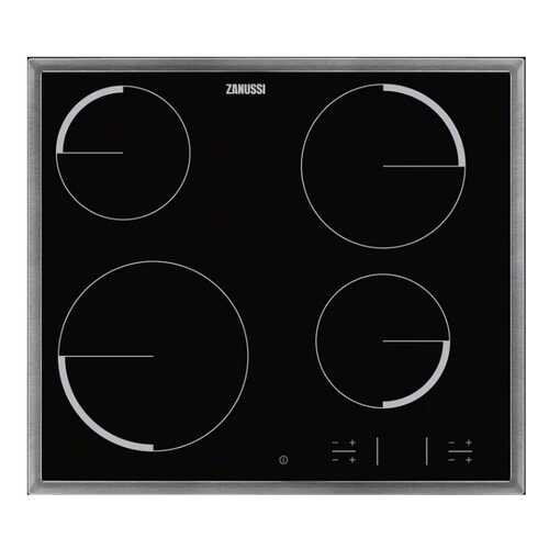 Встраиваемая варочная панель электрическая Zanussi ZEV56340XB Black в Юлмарт
