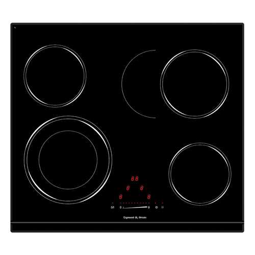 Встраиваемая варочная панель электрическая Zigmund & Shtain CS 333.60 BK Black в Юлмарт