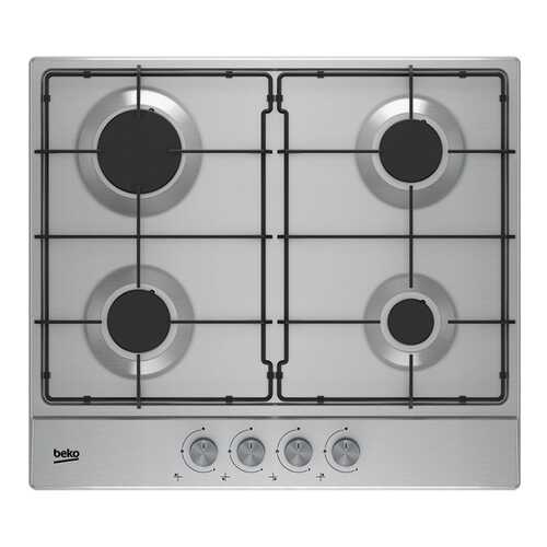 Встраиваемая варочная панель газовая Beko HIAG64223SX Silver в Юлмарт