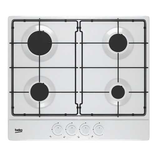 Встраиваемая варочная панель газовая Beko HIAG64223W White в Юлмарт