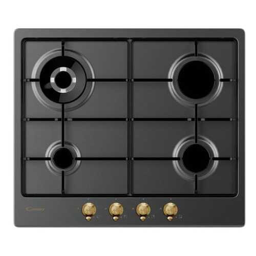 Встраиваемая варочная панель газовая Candy CHW 6 BR4 WG TGH Black в Юлмарт