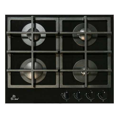 Встраиваемая варочная панель газовая DeLuxe GG4 750229F-060 Black в Юлмарт