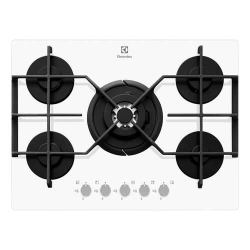 Встраиваемая варочная панель газовая Electrolux EGT97353YW White в Юлмарт