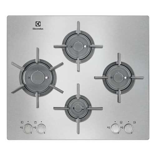 Встраиваемая варочная панель газовая Electrolux EGU96647LX Silver в Юлмарт