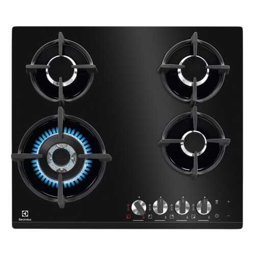 Встраиваемая варочная панель газовая Electrolux GPE363LK Black в Юлмарт