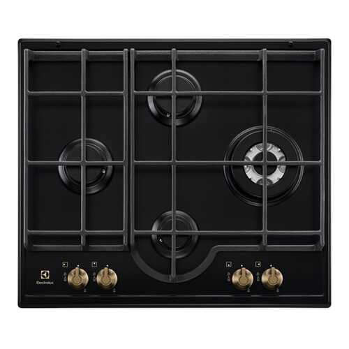 Встраиваемая варочная панель газовая Electrolux GPE363RBB Black/Gold в Юлмарт