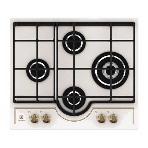 Встраиваемая варочная панель газовая Electrolux GPE363RBV Beige/Gold в Юлмарт