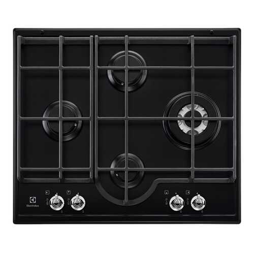 Встраиваемая варочная панель газовая Electrolux GPE363RCB Black/Silver в Юлмарт
