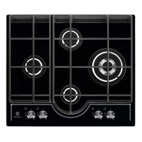 Встраиваемая варочная панель газовая Electrolux GPE363RCK Black/Silver в Юлмарт