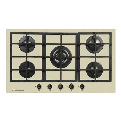Встраиваемая варочная панель газовая Electronicsdeluxe GG51130245F TC-005 Beige в Юлмарт