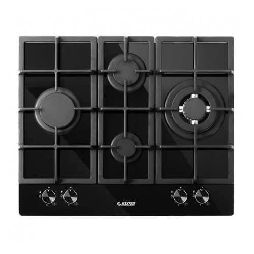 Встраиваемая варочная панель газовая Exiteq PF 640 STGB-E/A Black в Юлмарт
