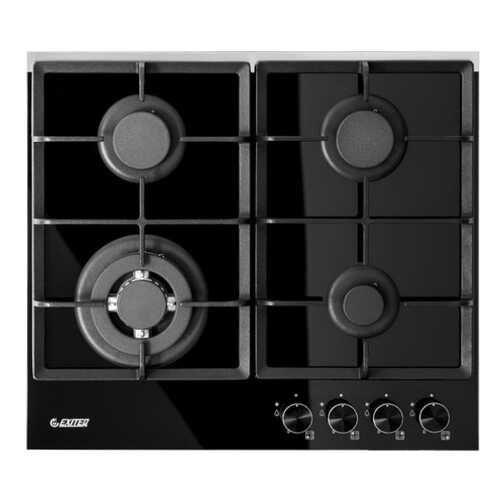 Встраиваемая варочная панель газовая Exiteq PFH 640 STGB-E/B Black в Юлмарт