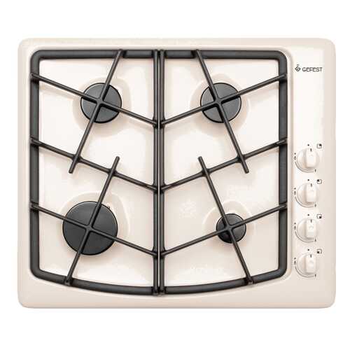 Встраиваемая варочная панель газовая GEFEST СГ СН 1211 К81 Beige в Юлмарт