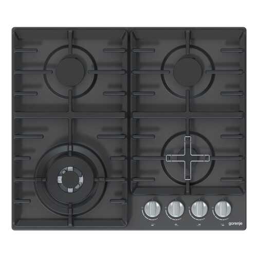 Встраиваемая варочная панель газовая Gorenje GW641ZMB Black в Юлмарт