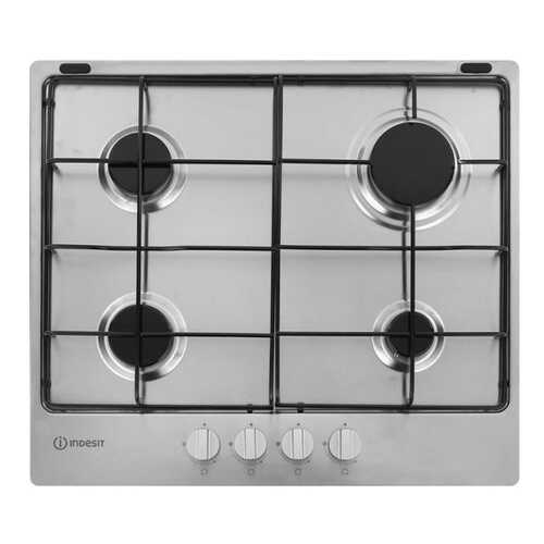 Встраиваемая варочная панель газовая Indesit THP 642 W/IX/I RU Silver в Юлмарт