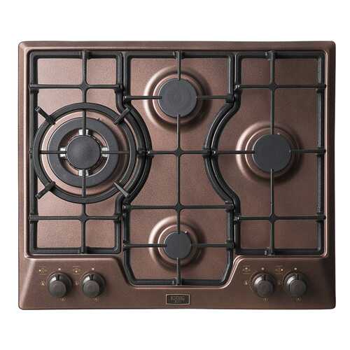 Встраиваемая варочная панель газовая Korting HG 6115 CTRC Brown в Юлмарт