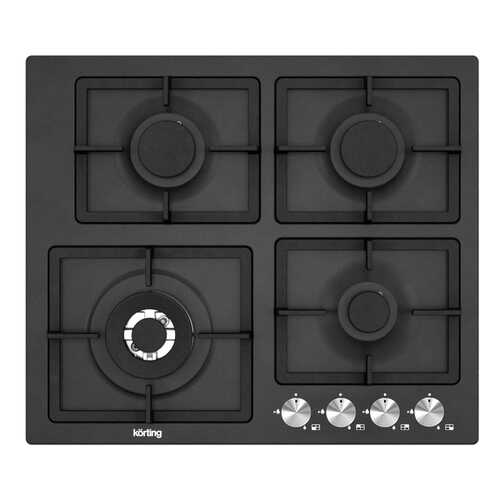 Встраиваемая варочная панель газовая Korting HG 697 CTN Black в Юлмарт