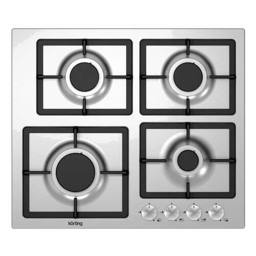 Встраиваемая варочная панель газовая Korting HG 697 CX Silver в Юлмарт