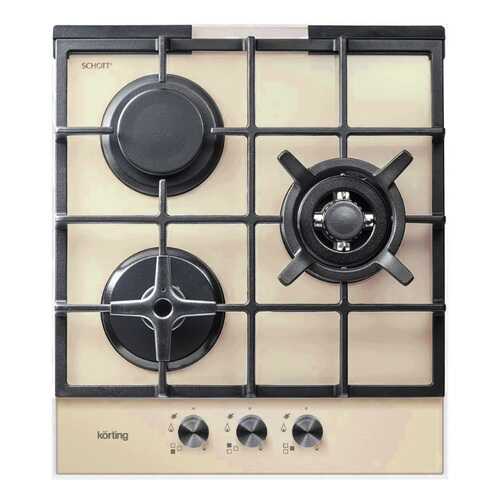 Встраиваемая варочная панель газовая Korting HGG 485 CTB Beige в Юлмарт