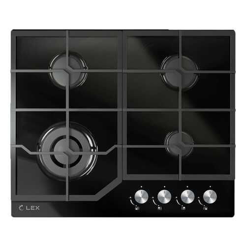 Встраиваемая варочная панель газовая LEX GVG 640-1 BL Black в Юлмарт