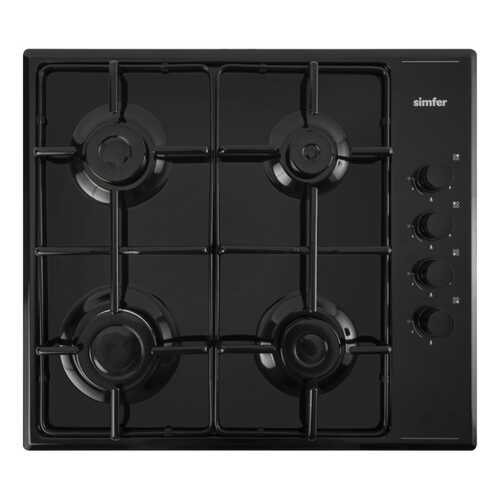 Встраиваемая варочная панель газовая Simfer H60Q40B400 Black в Юлмарт