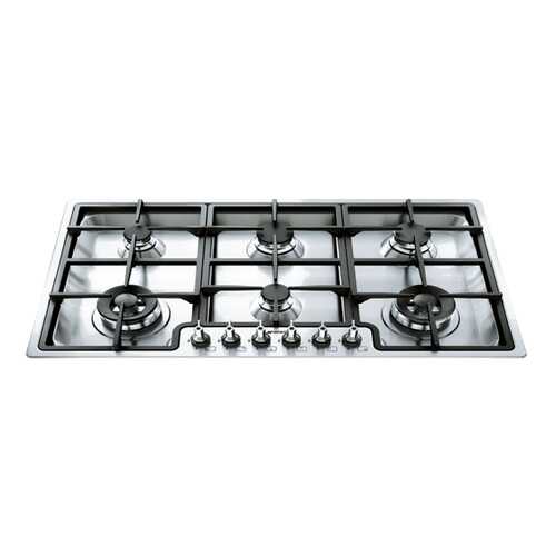 Встраиваемая варочная панель газовая Smeg PGF96 Silver в Юлмарт