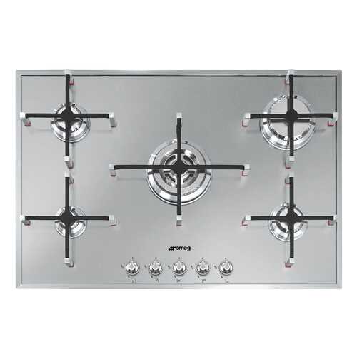 Встраиваемая варочная панель газовая Smeg PX7502 Silver в Юлмарт