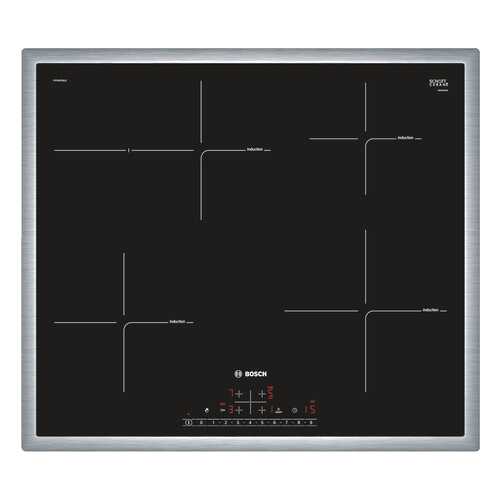 Встраиваемая варочная панель индукционная Bosch PIF645FB1E Black в Юлмарт