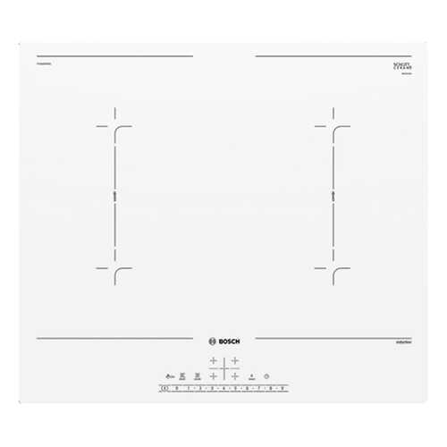 Встраиваемая варочная панель индукционная Bosch PVQ612FC5E White в Юлмарт