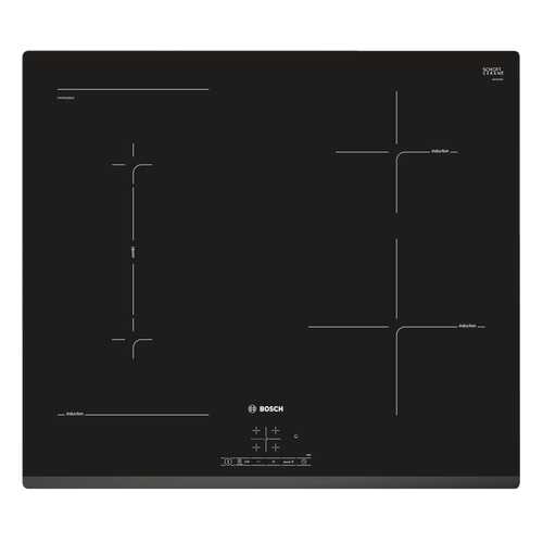 Встраиваемая варочная панель индукционная Bosch PWP631BB1E Black в Юлмарт