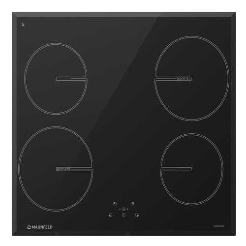 Встраиваемая варочная панель индукционная MAUNFELD MVI59.4HZ.2BT-BK Black в Юлмарт