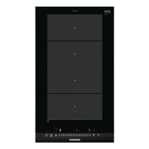 Встраиваемая варочная панель индукционная Siemens EX375FXB1E Black в Юлмарт