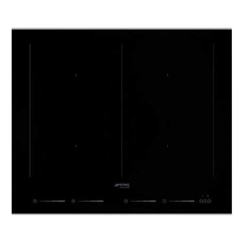 Встраиваемая варочная панель индукционная Smeg SIM662WLDX Black в Юлмарт