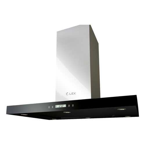 Вытяжка купольная LEX Solaris Isola 900 Silver/Black в Юлмарт
