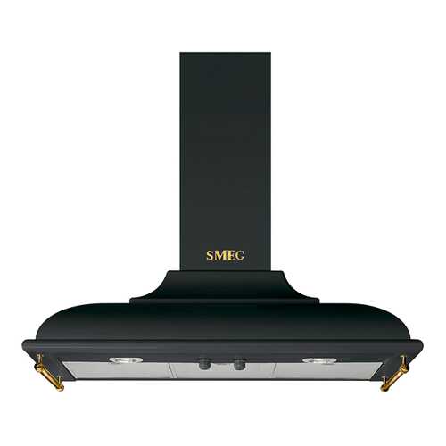 Вытяжка купольная Smeg KC19AOE Black/Gold в Юлмарт