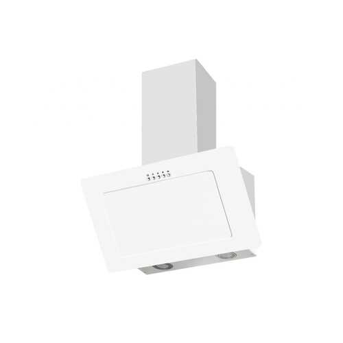 Вытяжка наклонная Amari Vero white glass 50 в Юлмарт