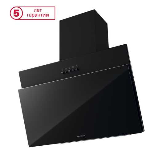 Вытяжка наклонная KRONAsteel Ester 600 Bl PB Black в Юлмарт